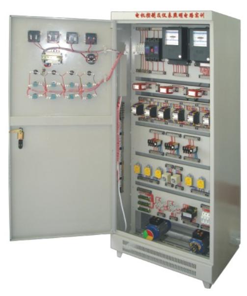 FCMZ-1型电机控制及仪表照明电路实训考核装置（柜式、双面）