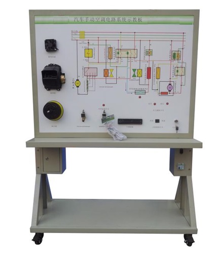 FCQC-KT-16大众桑塔纳2000汽车手动空调电路系统示教板